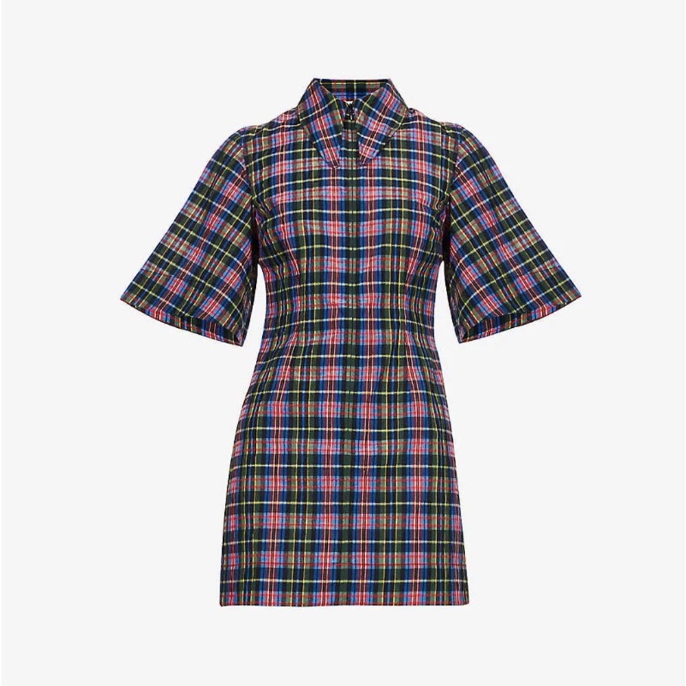 Ganni check dress